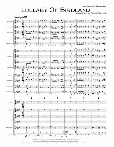 Lullaby Of Birdland (arr. Chris Walden)
