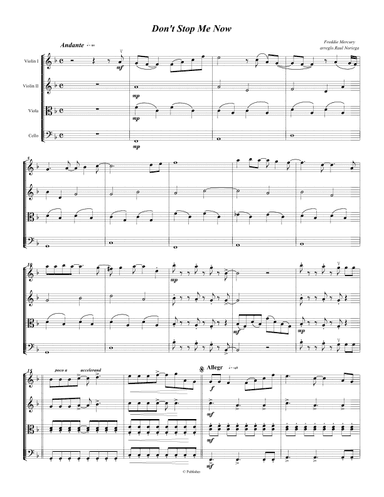 Don't Stop Me Now (arr. RAUL NORIEGA)
