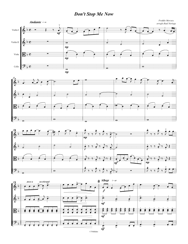 Don't Stop Me Now (arr. RAUL NORIEGA)