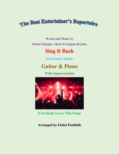 Sing It Back (arr. Fishel Pustilnik)