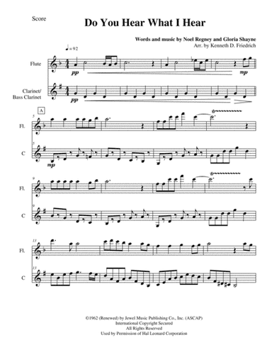 Do You Hear What I Hear (arr. Kenneth D. Friedrich)