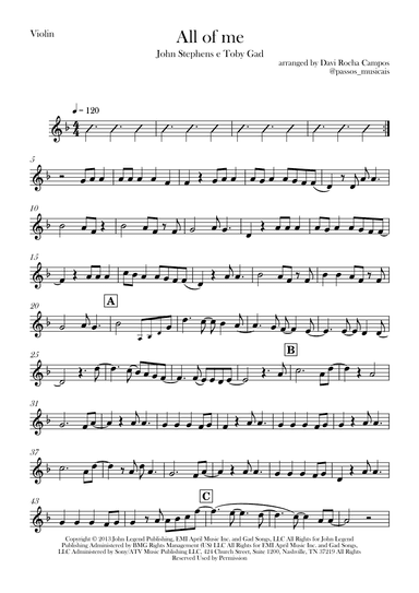 All Of Me (arr. Davi Rocha Campos)