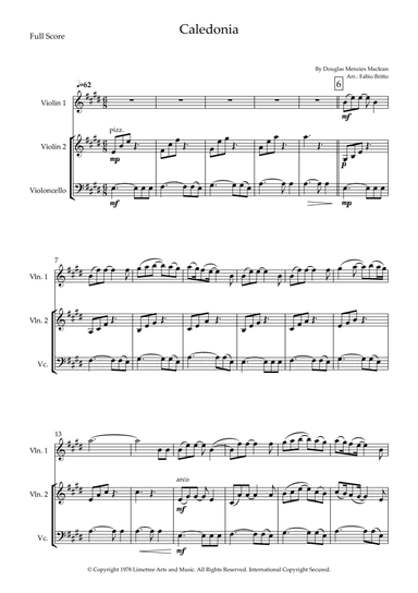 Caledonia (arr. Fabio Britto)