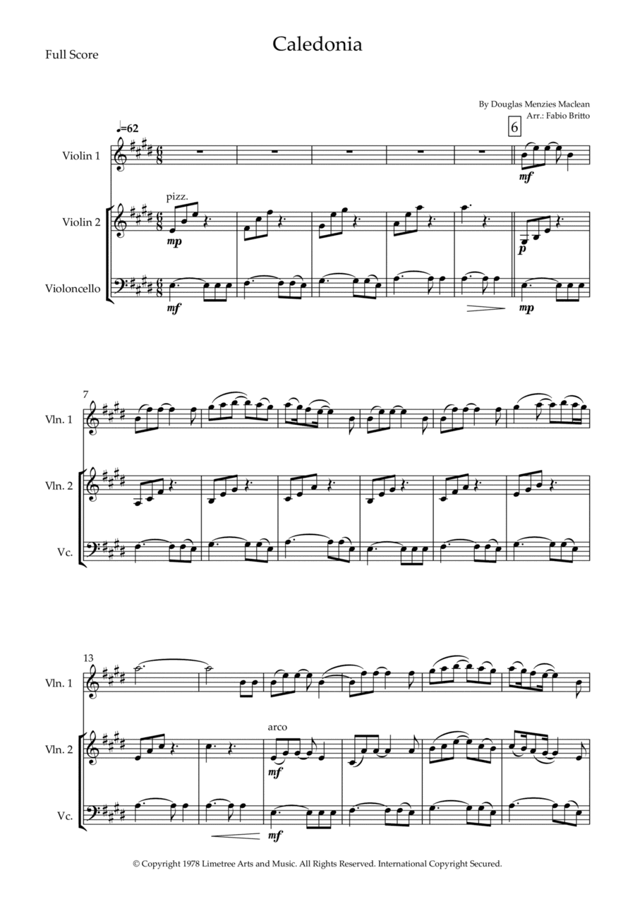 Caledonia (arr. Fabio Britto)