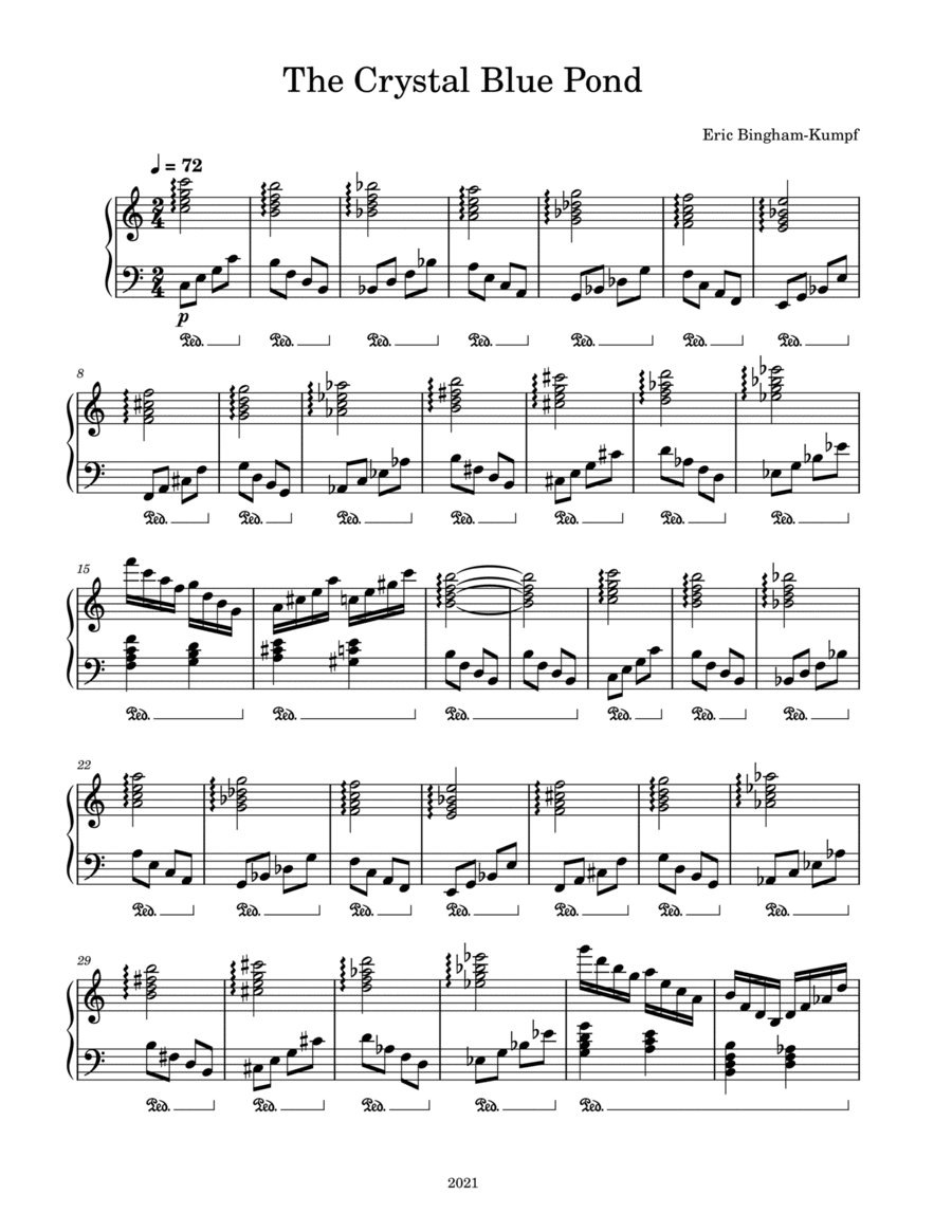 The Crystal Blue Pond