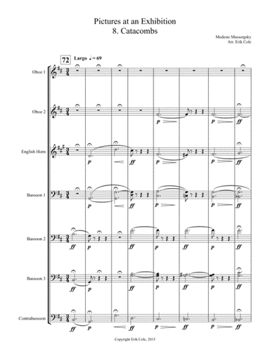 Pictures at an Exhibition 8. Catacombs and Con Mortuis (arr. Erik Cole)