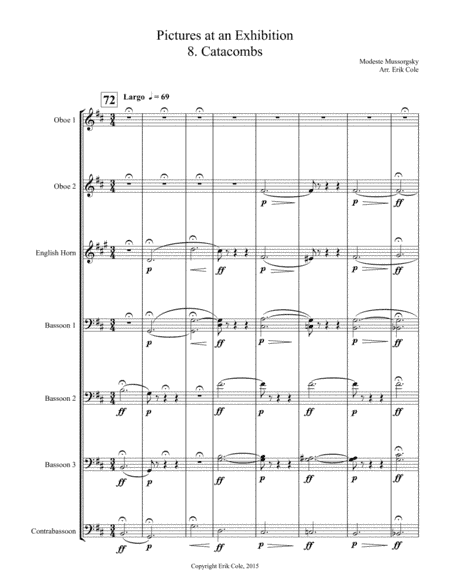 Pictures at an Exhibition 8. Catacombs and Con Mortuis (arr. Erik Cole)