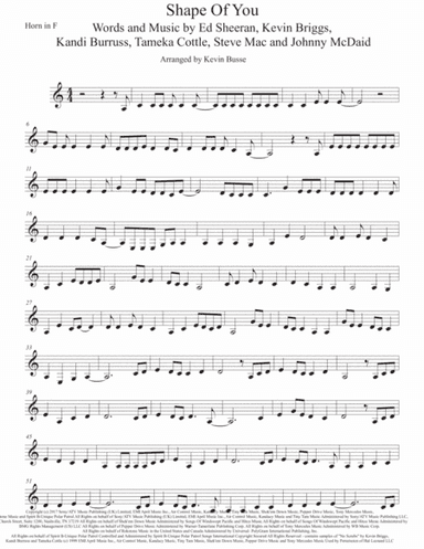 Shape Of You (arr. Kevin Busse)