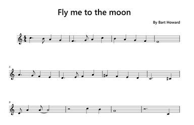 Fly Me To The Moon (in Other Words) (arr. Funtom)