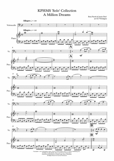 A Million Dreams (arr. Kevin P Holdgate)