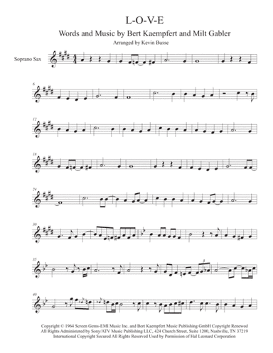 L-O-V-E (arr. Kevin Busse)