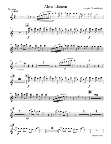Alma Llanera (Venezuela Joropo) (arr. Oliver Payán)