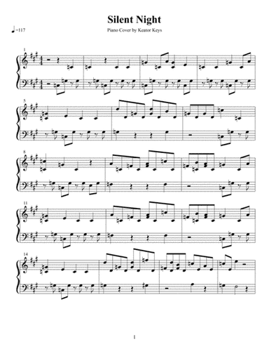 Silent Night - Piano Cover (arr. Keator Keys)