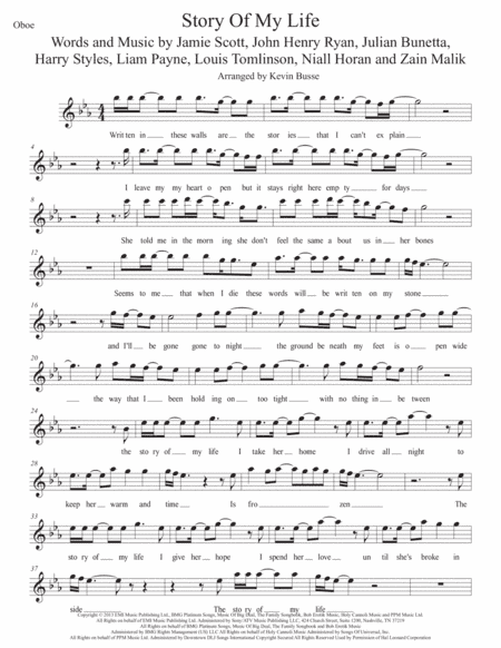 Story Of My Life (arr. Kevin Busse)