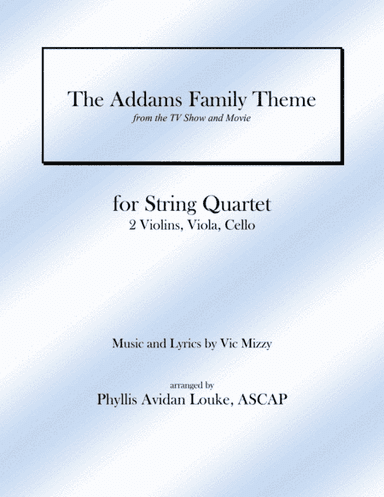 The Addams Family Theme (arr. Phyllis Avidan Louke, ASCAP)