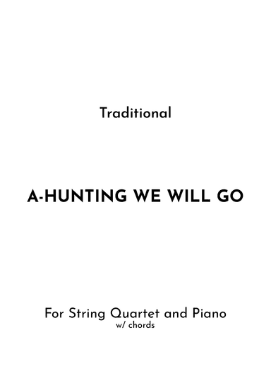 A-Hunting We Will Go (arr. Jireh J.)