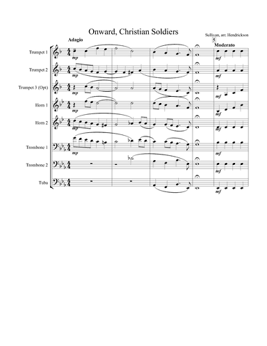 Onward, Christian Soldiers (arr. Robert Hendrickson)