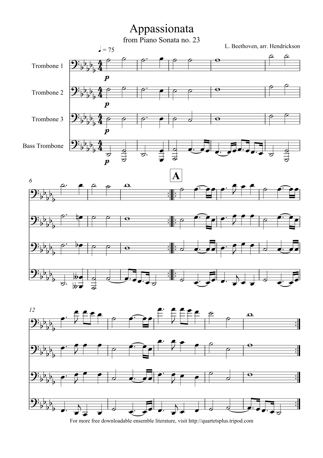 Appassionata (arr. Rob Hendrickson)