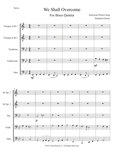 We Shall Overcome (arr. Nathaniel Hontz)