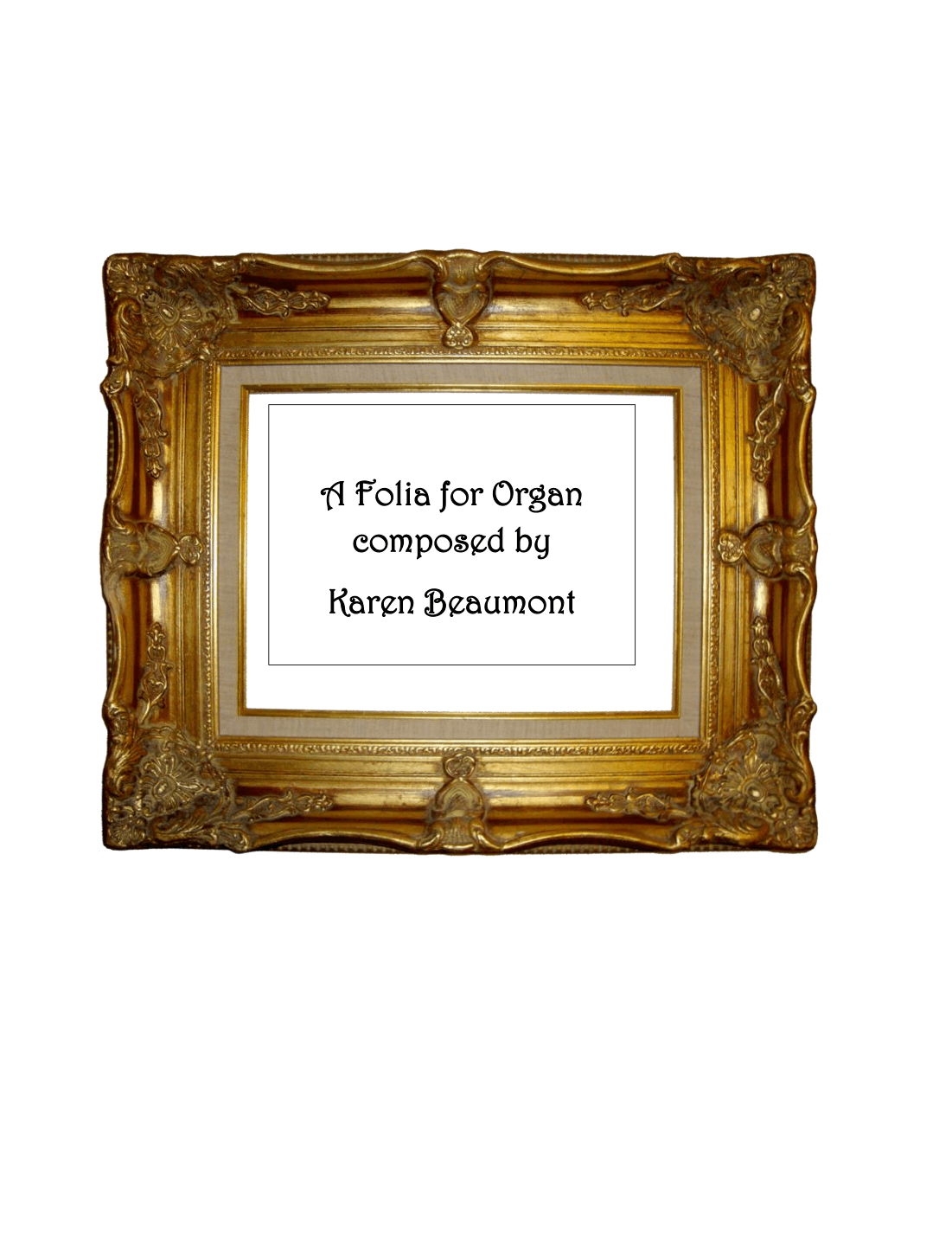 A Folia for Organ (manuals only)