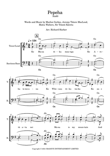 Pepeha (arr. Richard Harker)