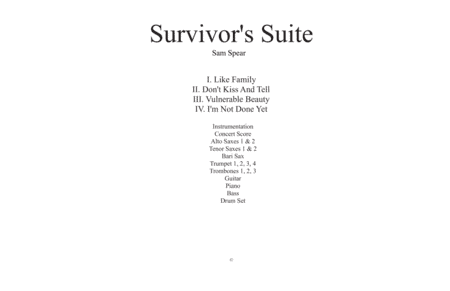 Survivor's Suite (Full)
