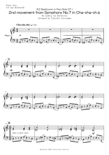 2nd movement from Symphony No.7 in Cha-cha-chá (arr. Tsuyoshi Yoroiguma)