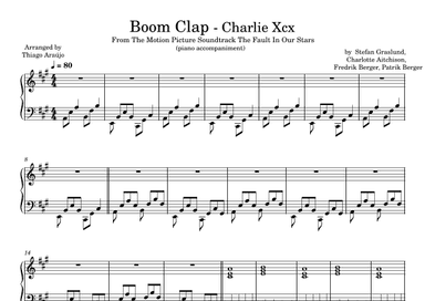 Boom Clap (arr. Thiago Araujo)