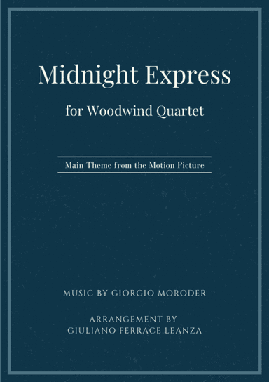 Midnight Express (instrumental) (arr. Giuliano Ferrace Leanza)