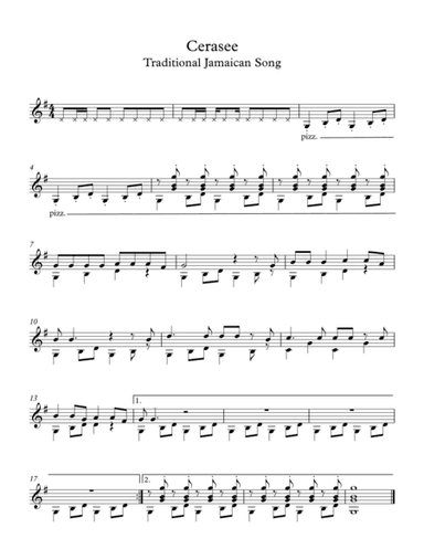 Cerasee (arr. Milan Mitic)