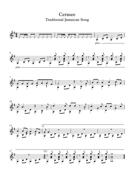 Cerasee (arr. Milan Mitic)