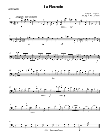 La Florentin (arr. Nick Lacanski)