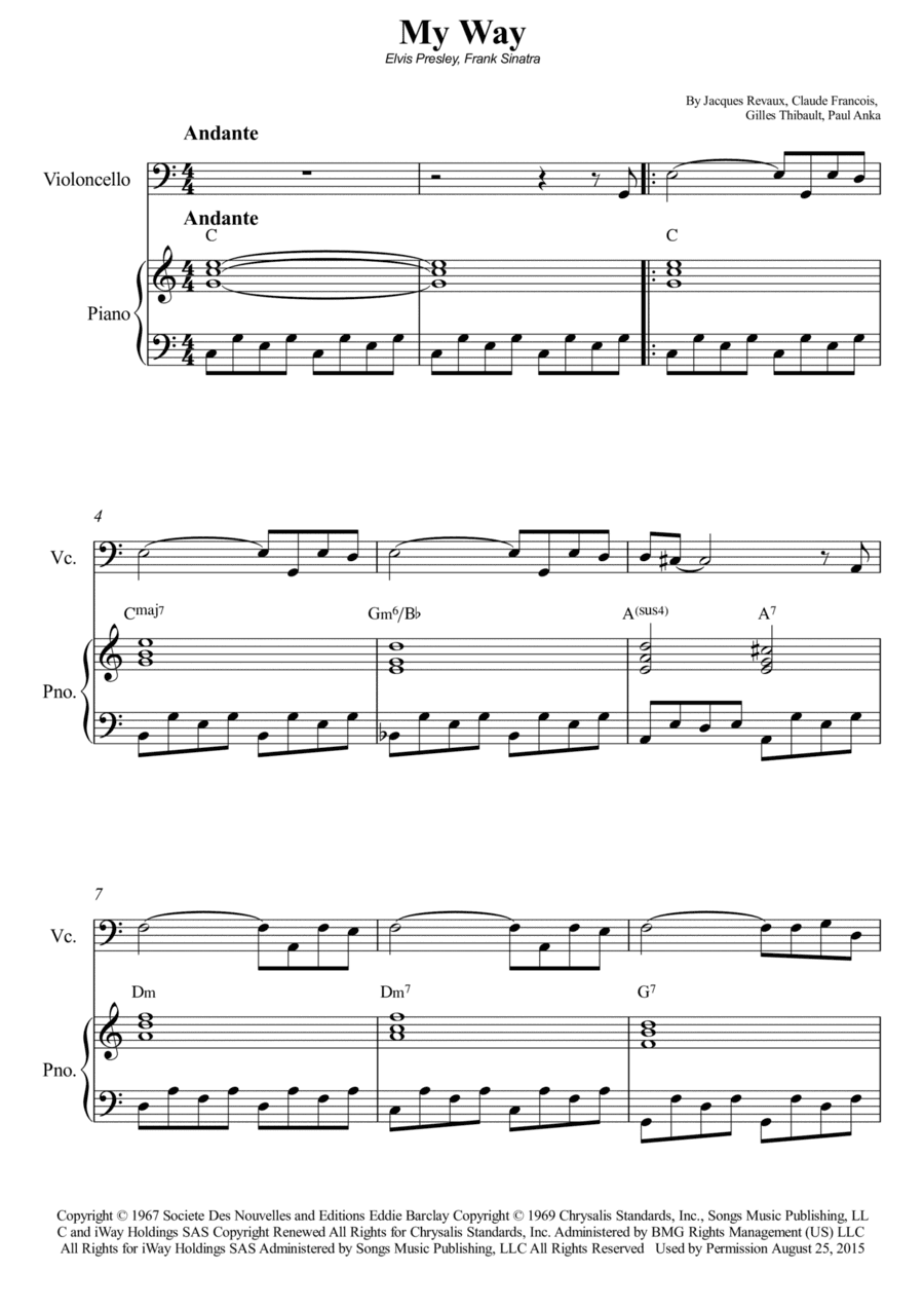 My Way (arr. Wesley S. SIlva)