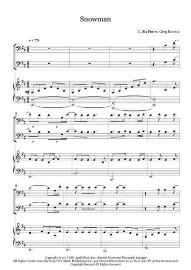 Snowman (arr. Fernanda Moura)