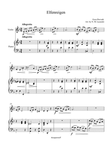Elfenreigen (arr. Nick Lacanski)