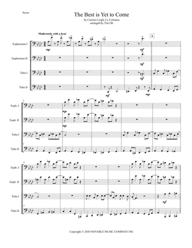 The Best Is Yet To Come (arr. Tim Olt)