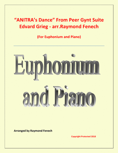 Anitra's Dance - From Peer Gynt - Euphonium and Piano (arr. Raymond Fenech)