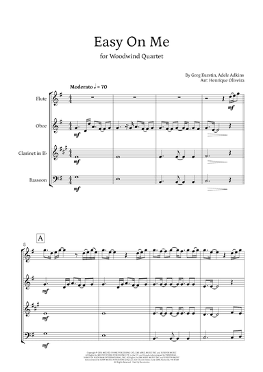 Easy On Me (arr. Henrique Oliveira)