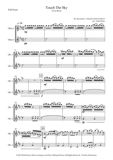 Touch The Sky (arr. Fabio Britto)