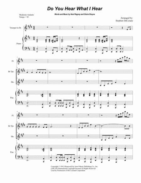 Do You Hear What I Hear (arr. Stephen DeCesare)