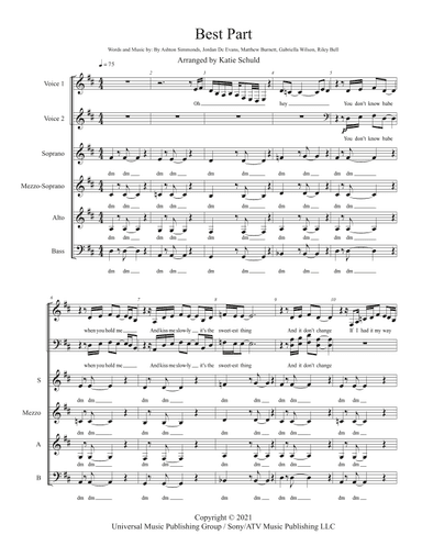 Best Part (arr. Katie Schuld)