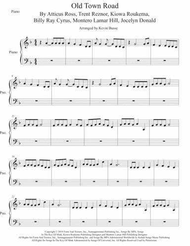 Old Town Road (remix) (arr. Kevin Busse)