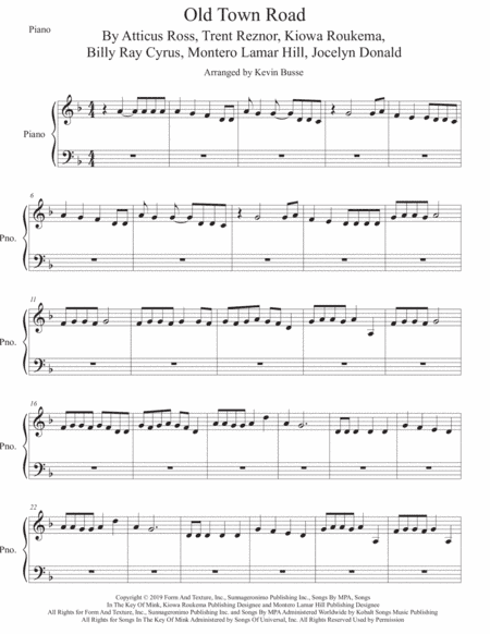 Old Town Road (remix) (arr. Kevin Busse)