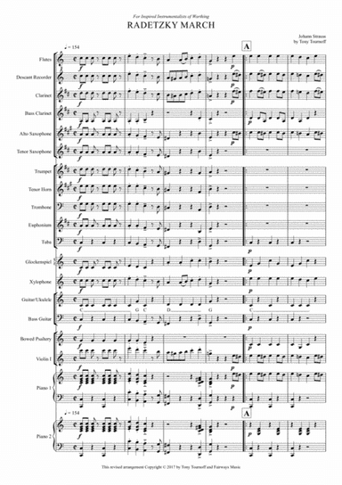Radetzky March (Mixed Ensemble) (arr. Tony Tournoff)