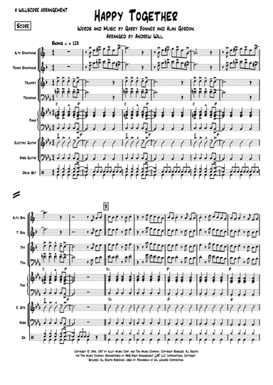Happy Together (arr. Andrew Will)