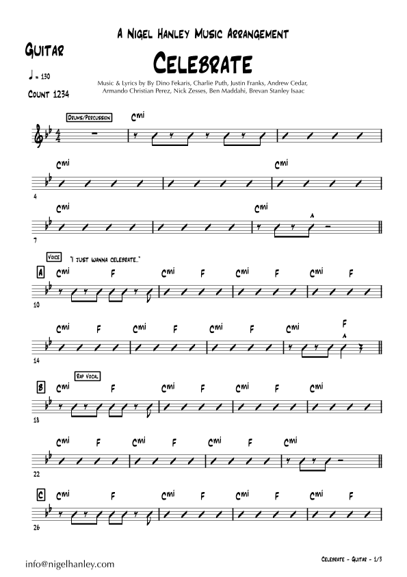 Celebrate (arr. Nigel Hanley)