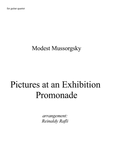 Pictures at an Exhibition - Promenade 2 (arr. Reinaldy Rafli)