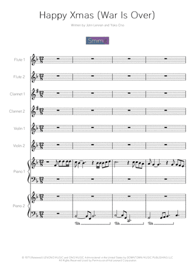 Happy Xmas (War Is Over) (arr. Giuseppe Cataldi)
