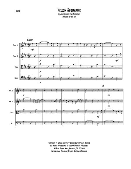 Yellow Submarine (arr. Tim Olt)
