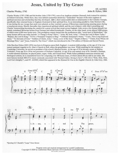 Jesus, United by Thy Grace (arr. Lyndell Leatherman)